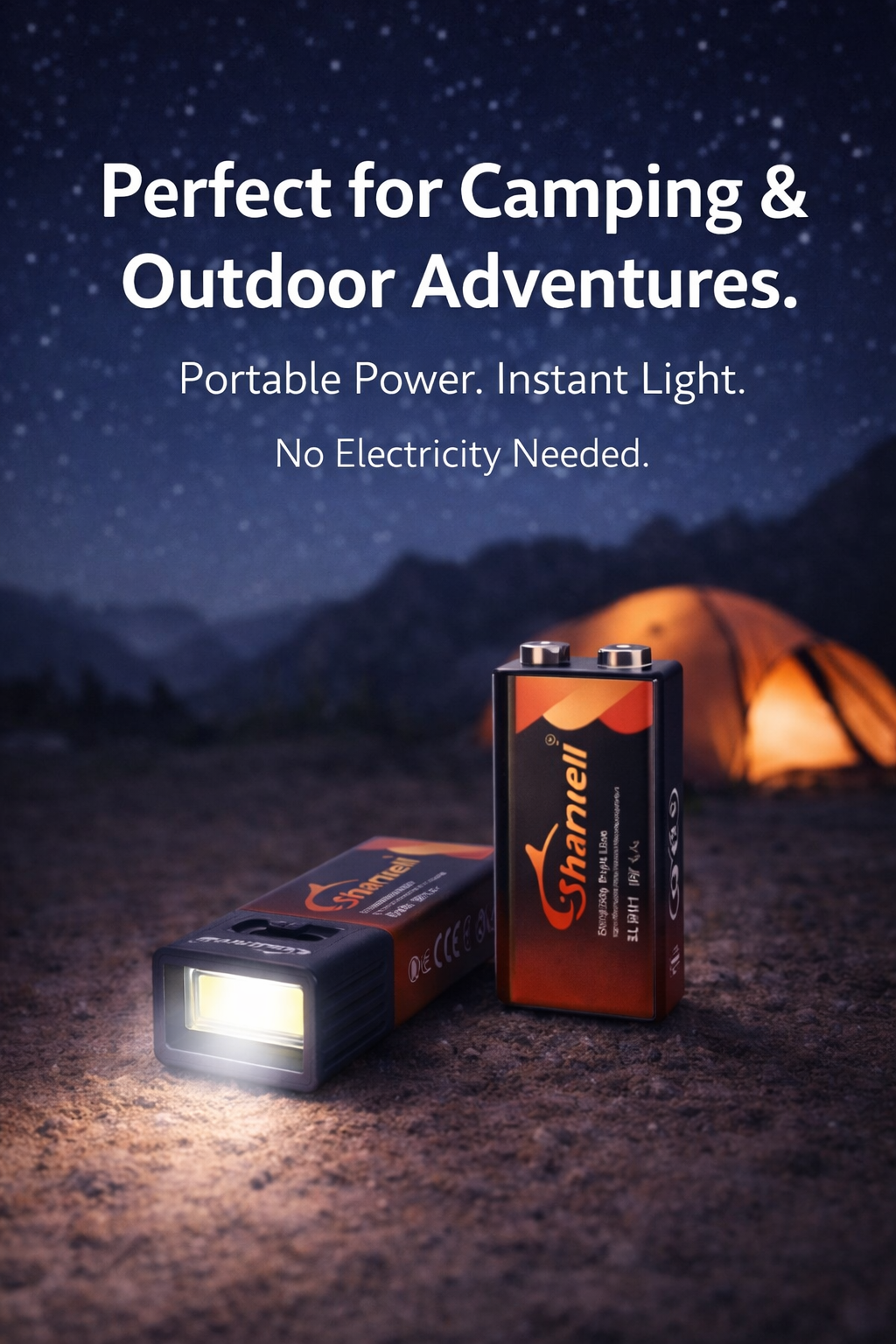 Sharxell 9V Alkaline Battery (6LR61) – High Energy 4500mWh | Stable 9V Output | Long Lasting Power | Leak-Proof | Ideal for Emergency & Outdoor Use
