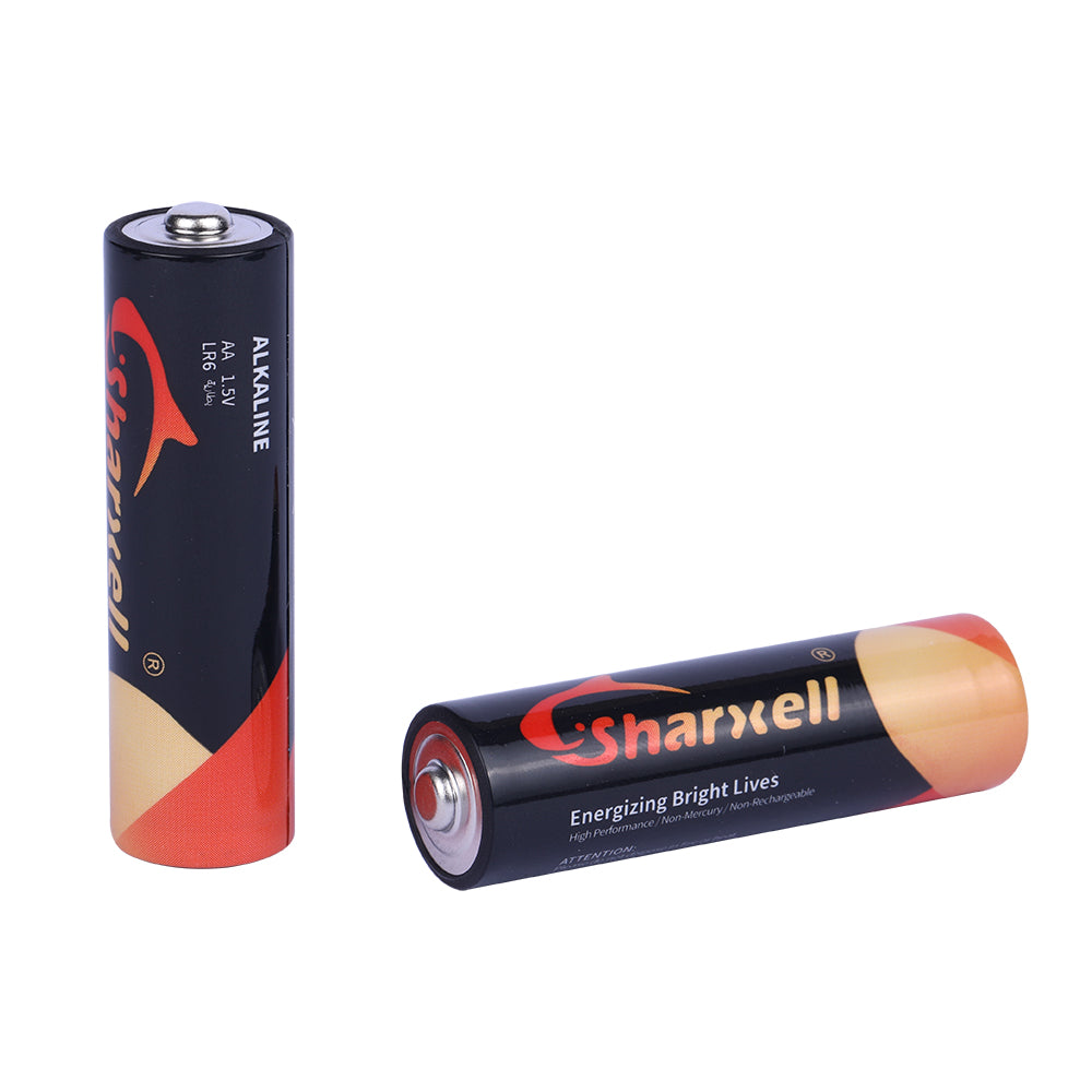 Sharxell AA Alkaline Batteries – 3000mWh High Capacity | 1.5V Stable Output | Extreme Temperature Performance | Long Lasting Power (Pack of 20)