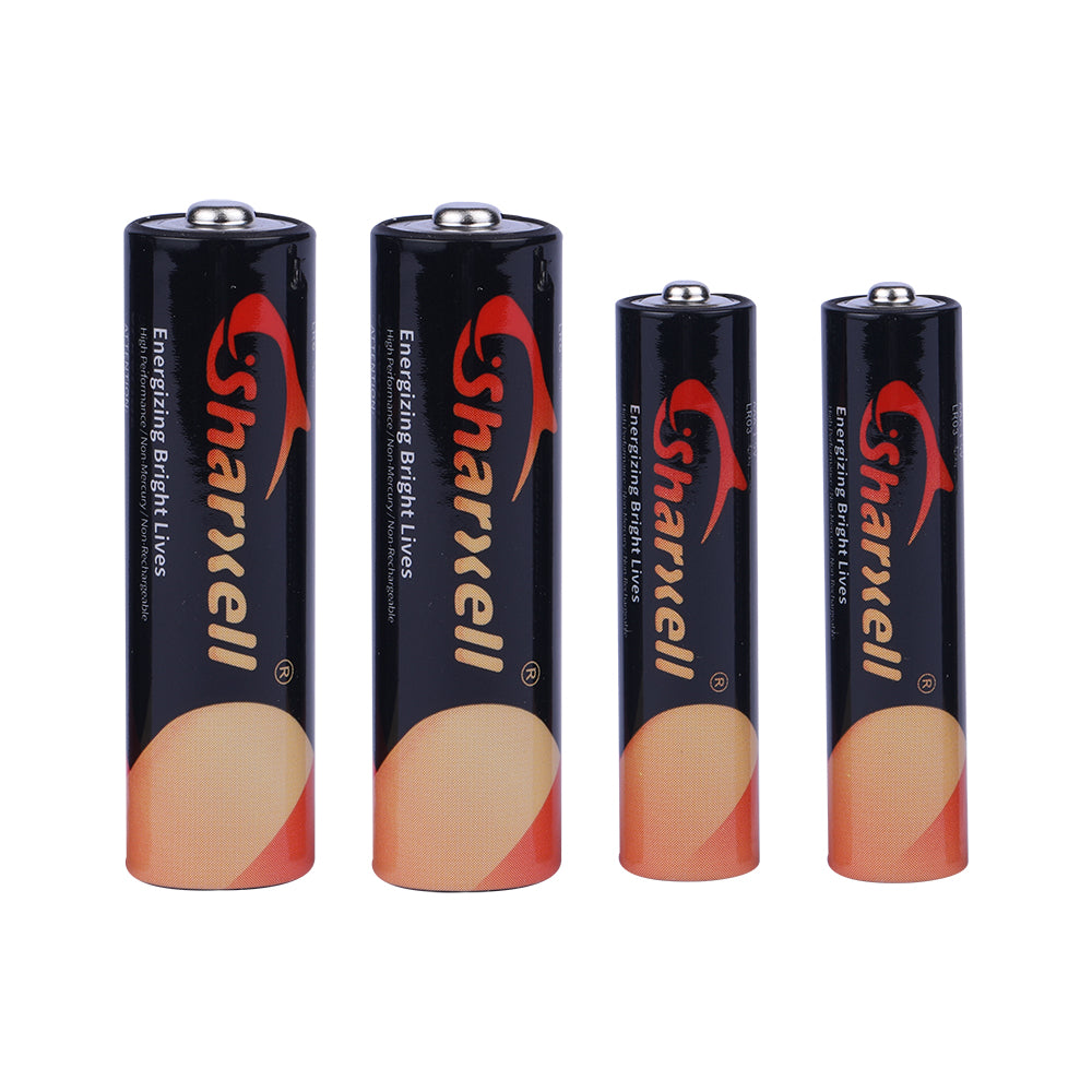 Sharxell AA Alkaline Batteries – 3000mWh High Capacity | 1.5V Stable Output | Extreme Temperature Performance | Long Lasting Power (Pack of 20)