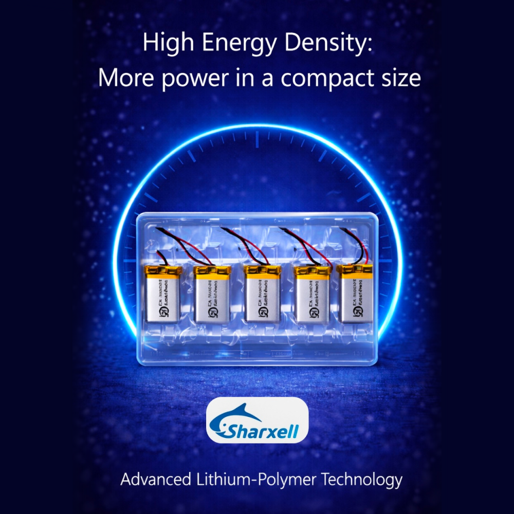Custom Lithium Polymer (Li-Po) Rechargeable Battery – High Energy Density, 500+ Cycles, Flexible Sizes & Capacities