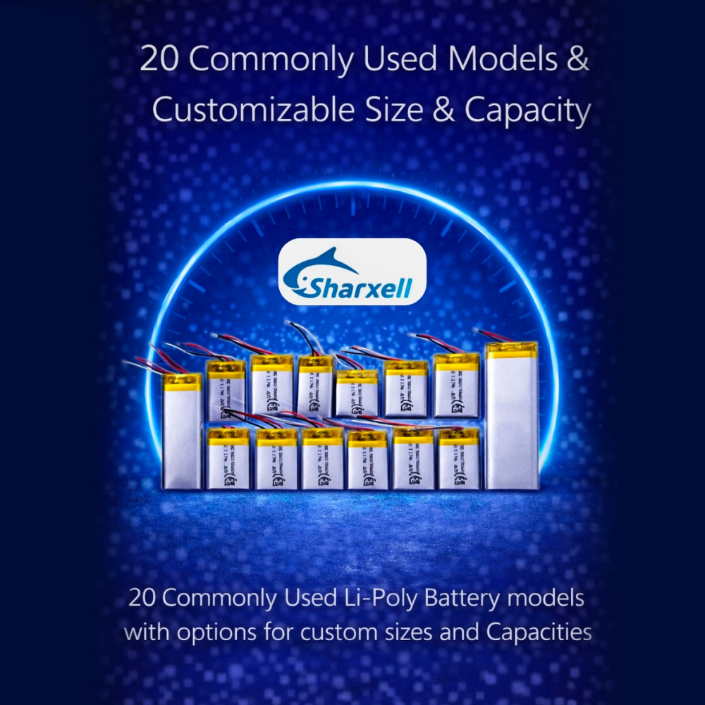 Custom Lithium Polymer (Li-Po) Rechargeable Battery – High Energy Density, 500+ Cycles, Flexible Sizes & Capacities