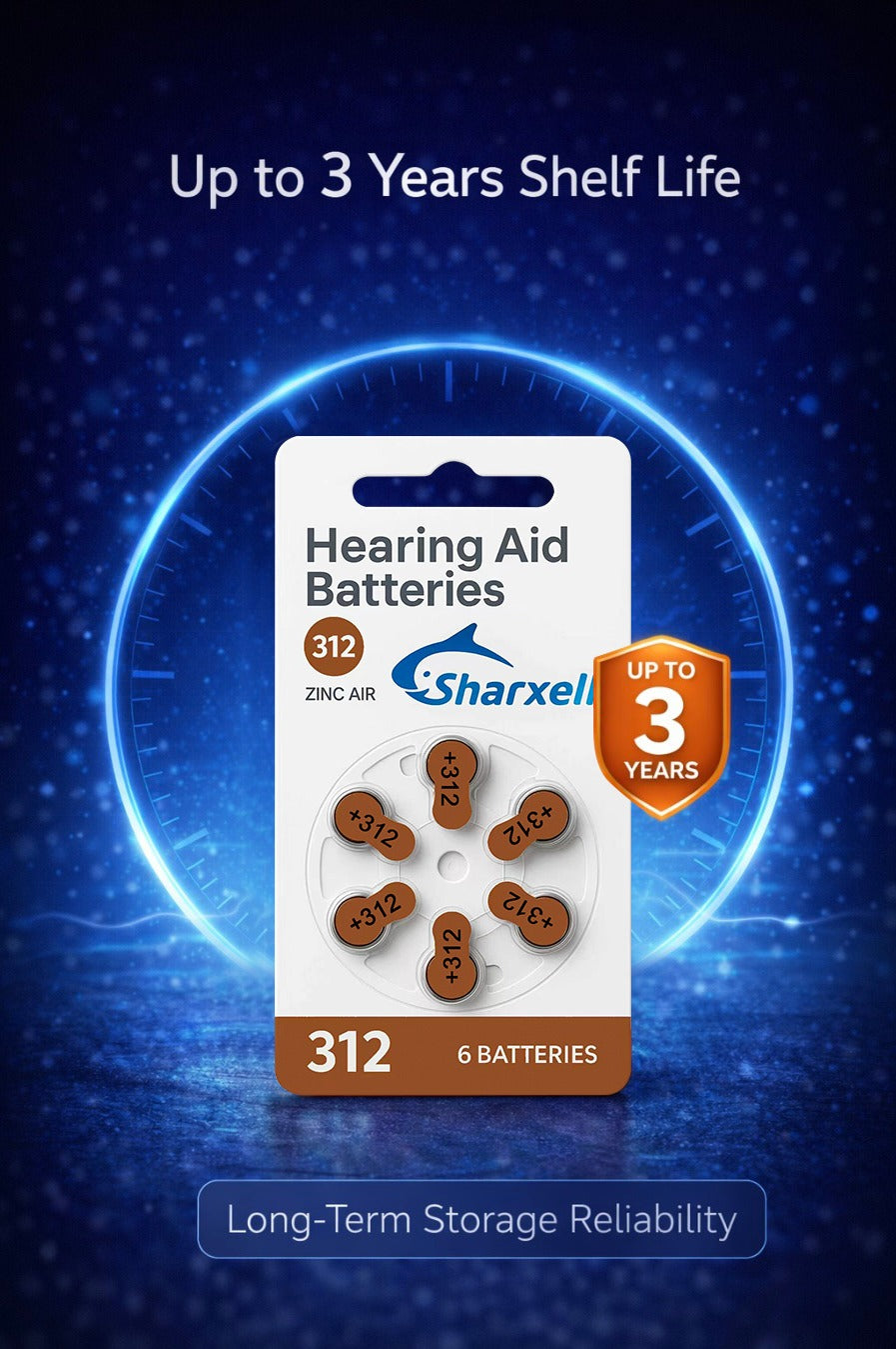 Sharxell Hearing Aid Button cell Batteries