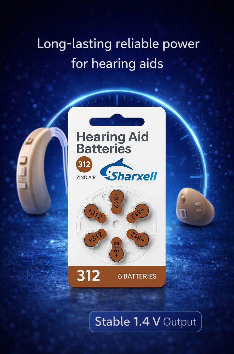 Sharxell Hearing Aid Button cell Batteries