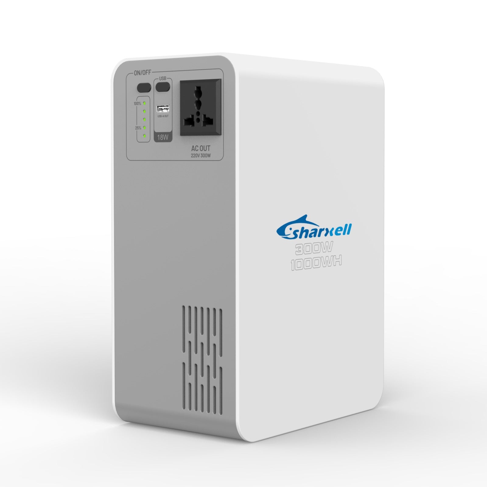 1004Wh Portable Power Station with UPS (10ms), LiFePO4 Battery, Solar Charging Support – 300W Backup Power for Home & Outdoor