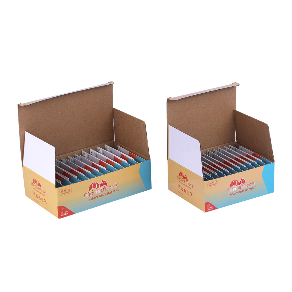 AA & AAA Heavy Duty Batteries – 1.5V Stable Power | 10-Year Shelf Life | Leak-Proof Design | Reliable Everyday Use